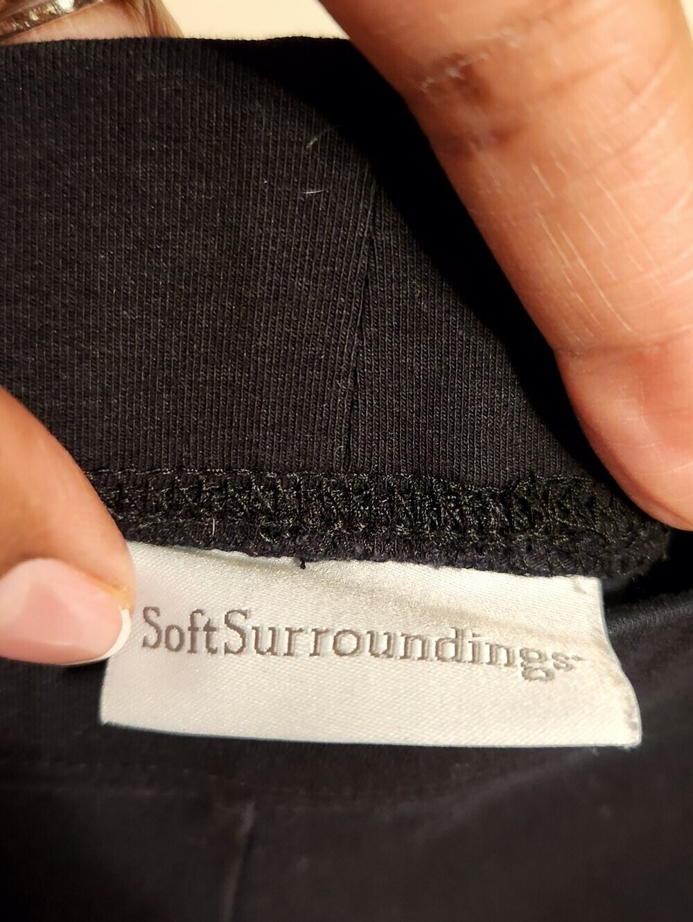 Soft Surroundings | Women’s Black Athleisure Leggings (Size Small Petite) - Picture 2 of 9